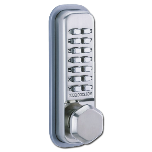 CODELOCKS CL255 Digital Lock With Optional Holdback CL255 - Stainless Steel