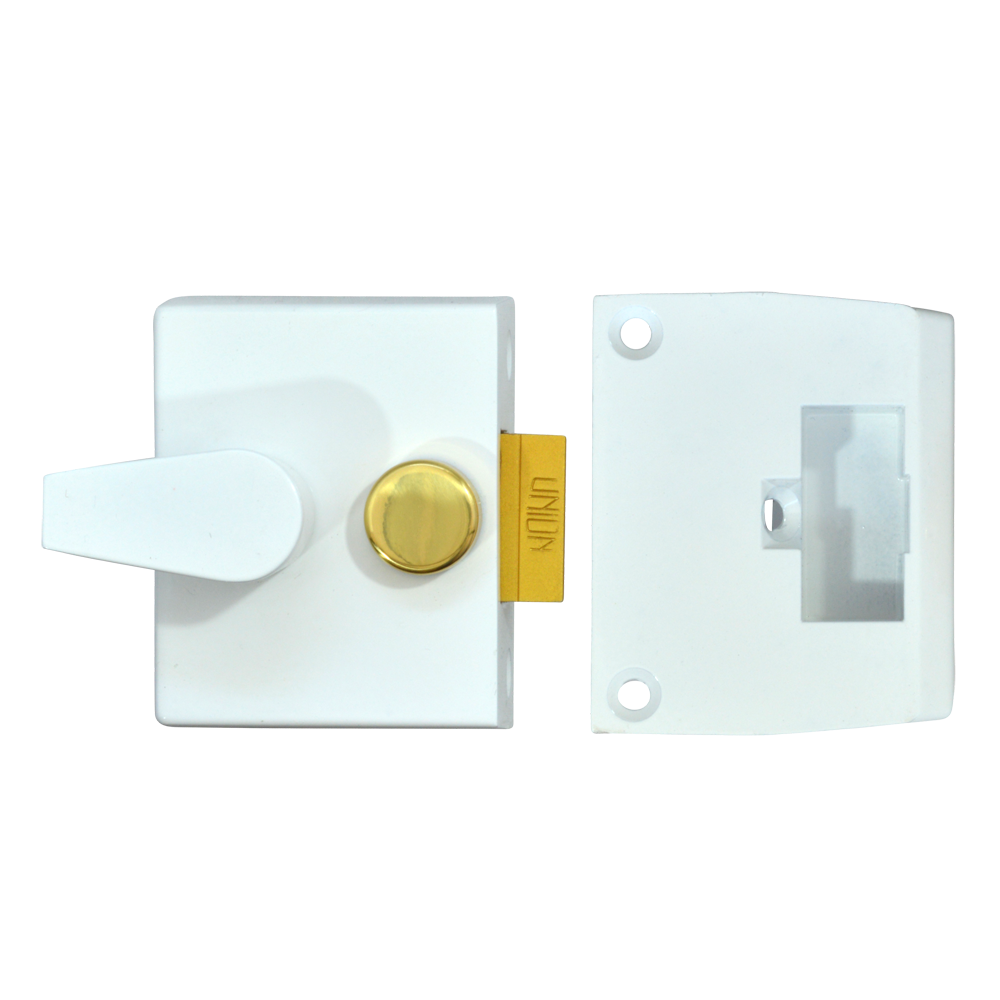 UNION 1026, 1027 & 1028 Non-Deadlocking Nightlatch 1027 40mm WE Case Only - White