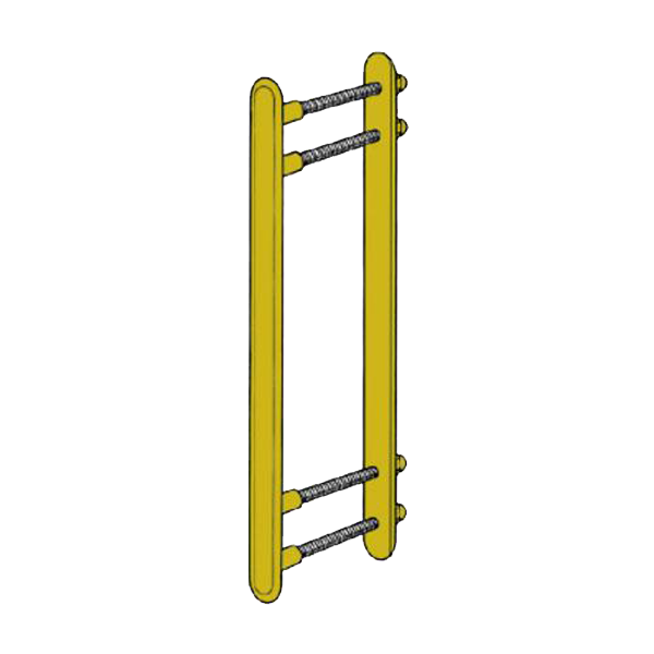 KICKSTOP 9602 Door FrameGuard 300mm - Polished Brass