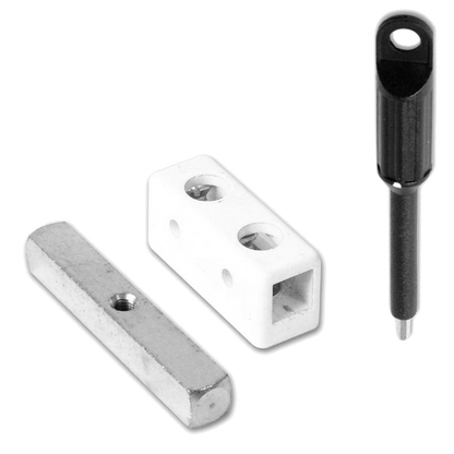 Ingersoll FM68K Window Lock - Metal 1 Lock + 1 Key Pro - White