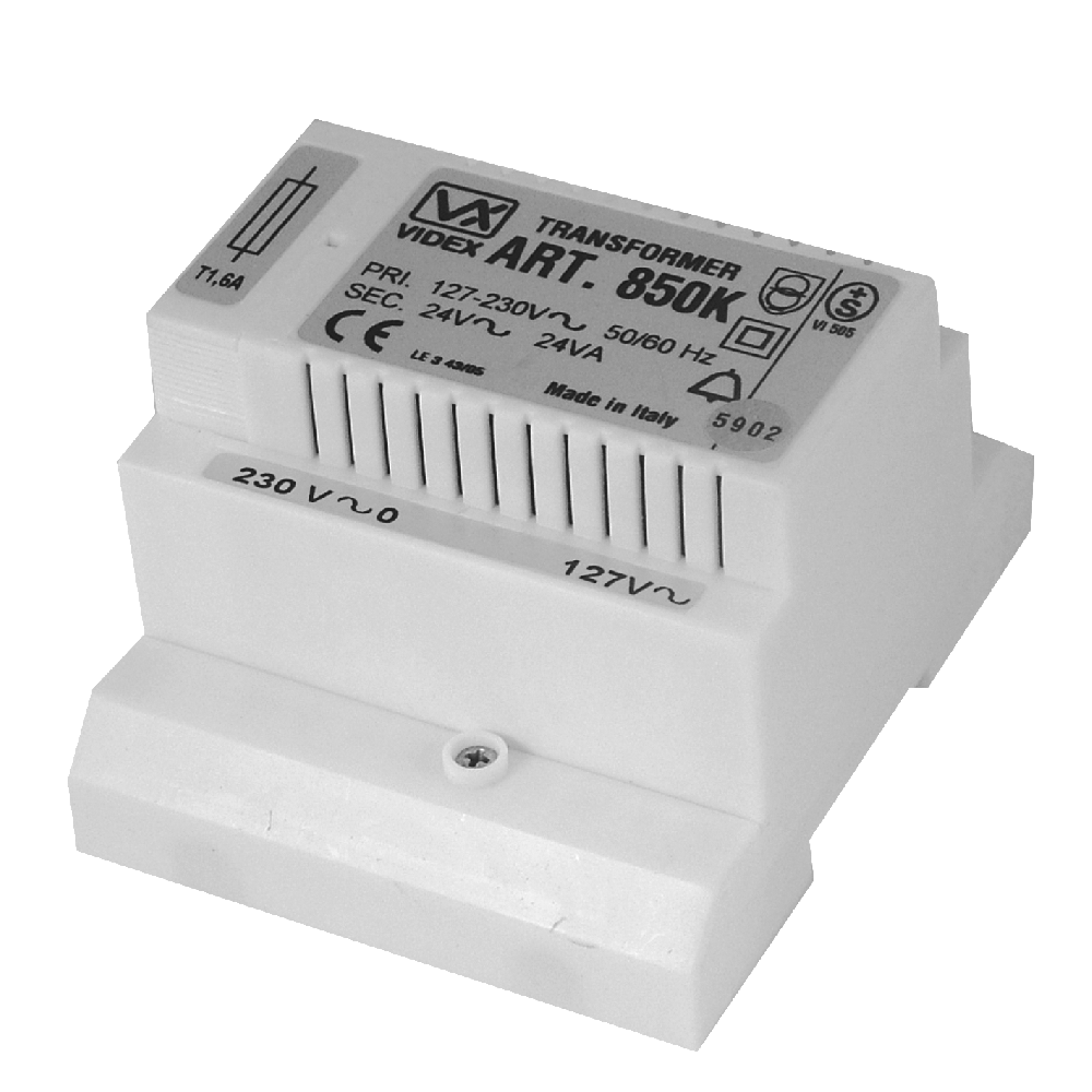 VIDEX 850K Transformer 24VAC 850K - White