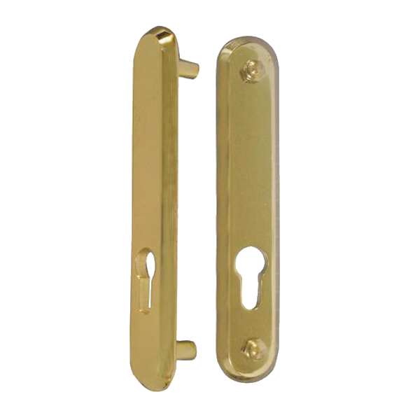 KICKSTOP 9600 188mm LockGuard Euro - Polished Brass