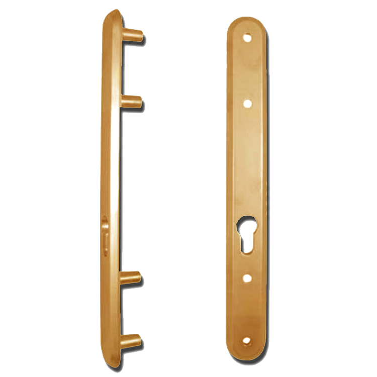 KICKSTOP 9601 300mm LockGuard Euro - Polished Brass