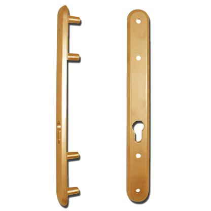 KICKSTOP 9601 300mm LockGuard Euro - Polished Brass