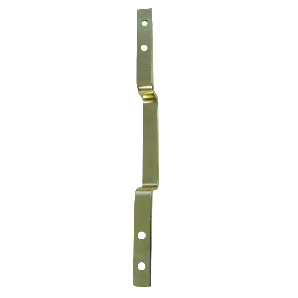 KICKSTOP 9603 & 9604 Door FrameGuard With Staple 70mm X 30mm - Polished Brass