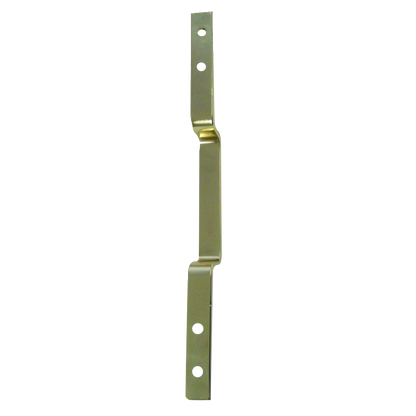 KICKSTOP 9603 & 9604 Door FrameGuard With Staple 70mm X 30mm - Polished Brass