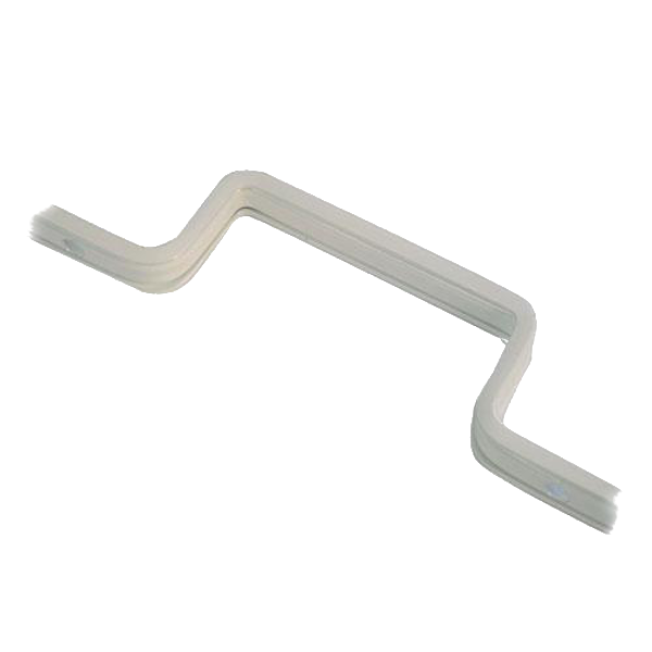 KICKSTOP 9606, 9608 & 9609 16mm London Door Bar 1980mm Std Staple - White