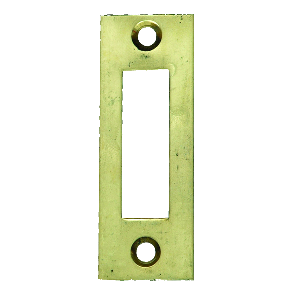 UNION 2157 & 2177 Strike Plate Polished Lacquered Brass