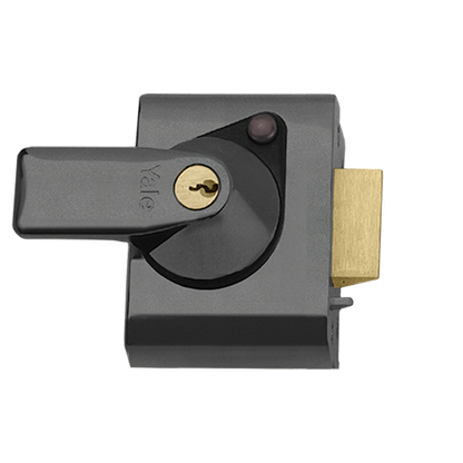 YALE PBS1 & PBS2 Auto Deadlocking Nightlatch 40mm CASE CYL Pro - Dull Metal Grey