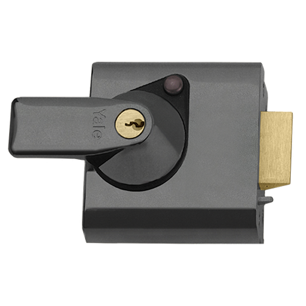 YALE PBS1 & PBS2 Auto Deadlocking Nightlatch 60mm CASE CYL Pro - Dull Metal Grey