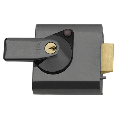 YALE PBS1 & PBS2 Auto Deadlocking Nightlatch 60mm CASE CYL Pro - Dull Metal Grey