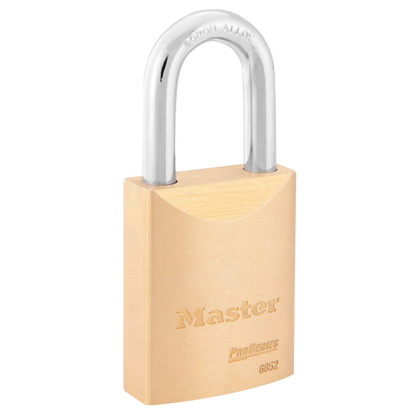 MASTER LOCK Pro-Series Padlock 50mm Open Shackle 6852WO - Black