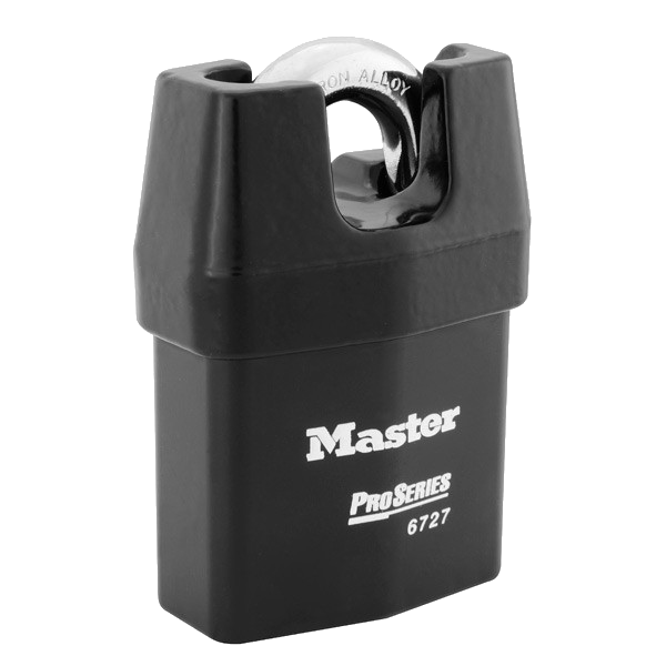 MASTER LOCK Pro-Series Padlock 67mm Closed Shackle 6727WO - Black