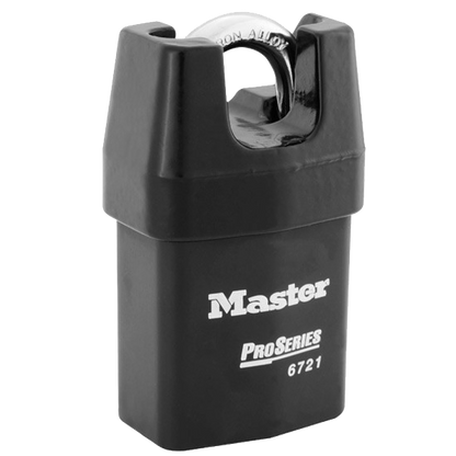 MASTER LOCK Pro-Series Padlock 53mm Closed Shackle 6721WO - Black