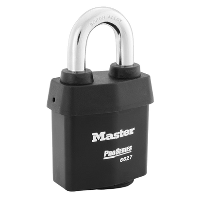 MASTER LOCK Pro-Series Padlock 67mm Open Shackle 6627WO - Black