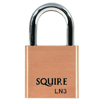 SQUIRE Lion Range Brass Open Shackle Padlocks 30mm Keyed To Differ Pro - Brass