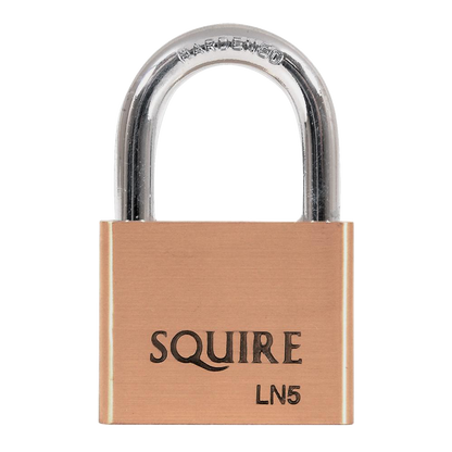 SQUIRE Lion Range Brass Open Shackle Padlocks 50mm Keyed To Differ Pro - Brass