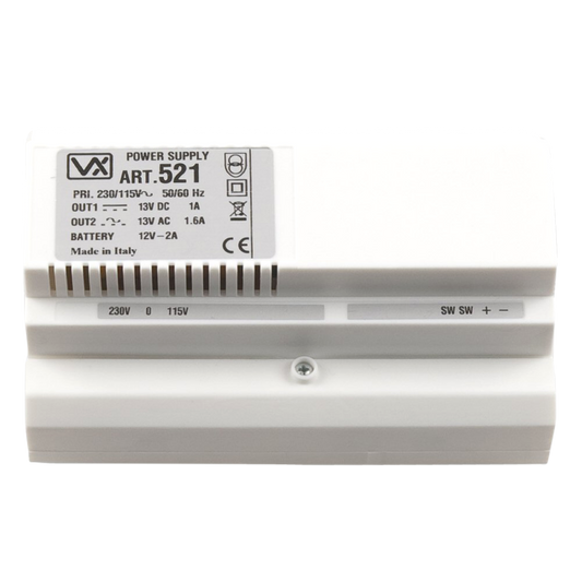 VIDEX 521 Transformer 1A 12VDC 521 - White