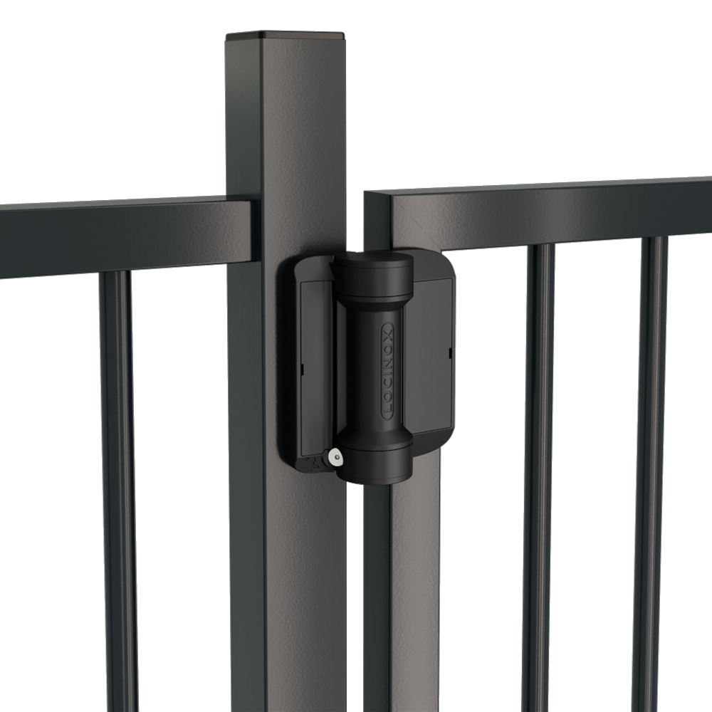 LOCINOX Serval 180 Degree Spring Gate Hinge With Self Drilling Screws