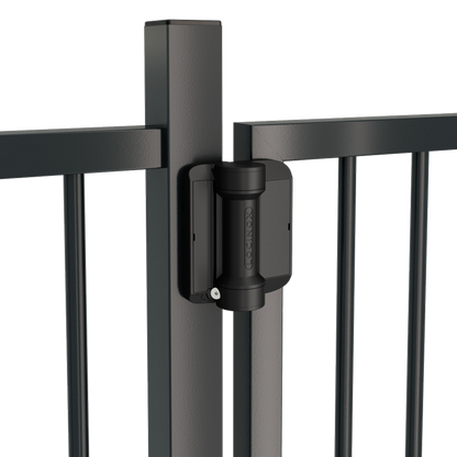 LOCINOX Serval 180 Degree Spring Gate Hinge With Self Drilling Screws