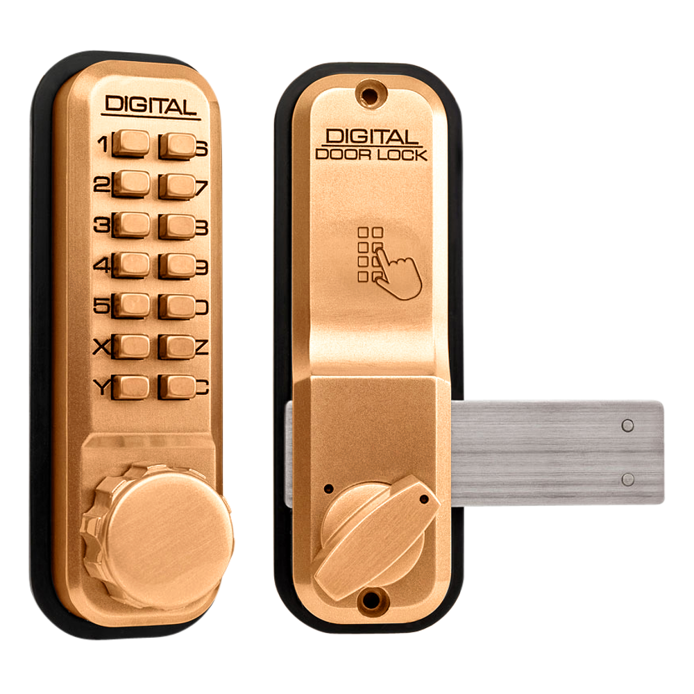 LOCKEY 2200 Series Digital Lock With Rim Dead Bolt