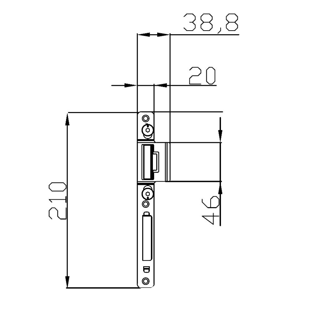 YALE Lockmaster AutoEngage Centre Keep