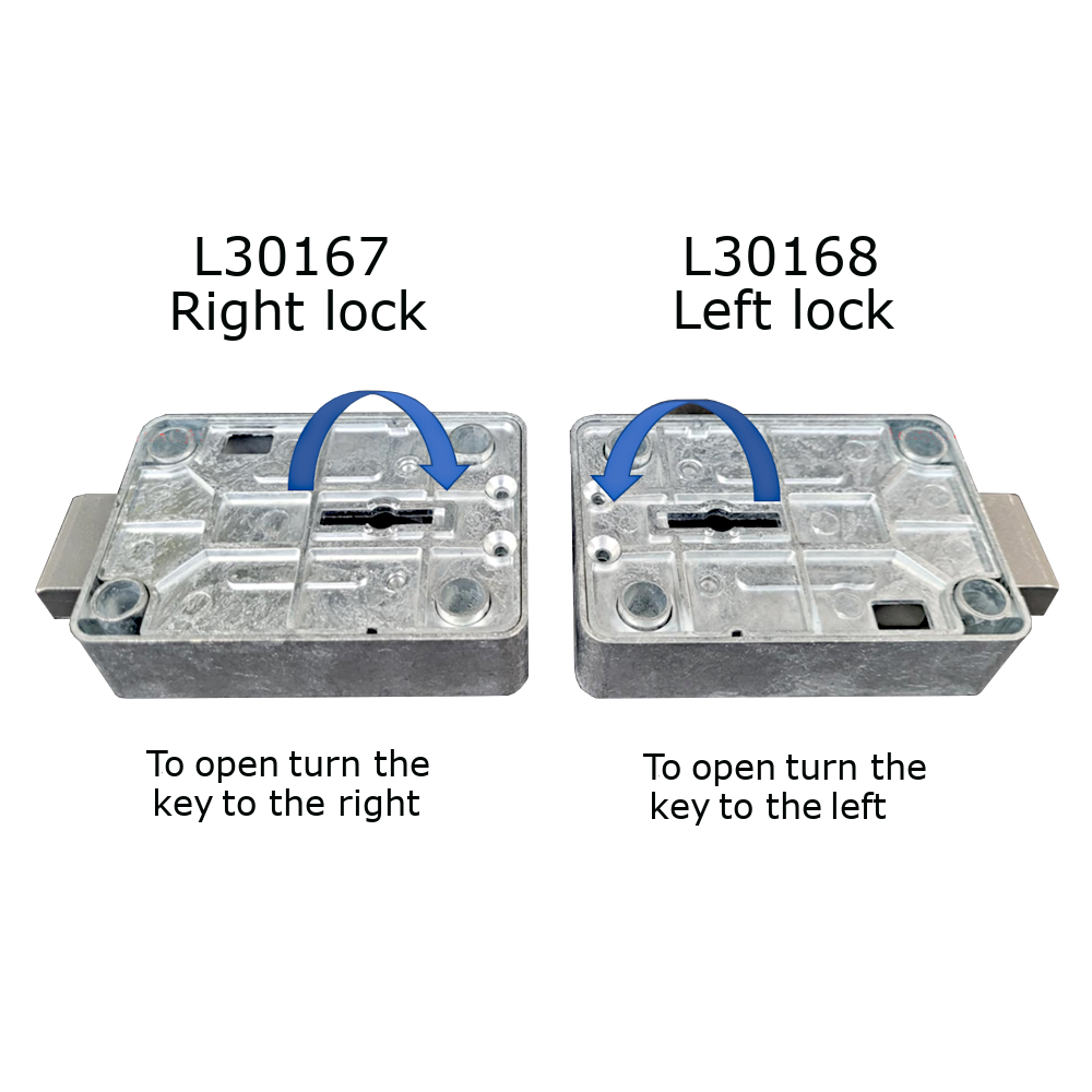 L&F 8 Lever Safe Lock