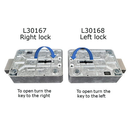 L&F 8 Lever Safe Lock