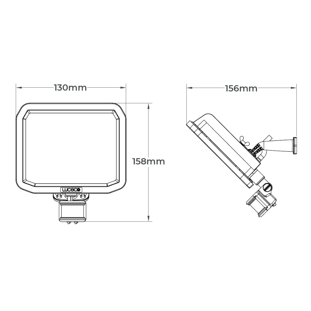 LUCECO Castra Smart PIR Flood Light 2400 Lumens