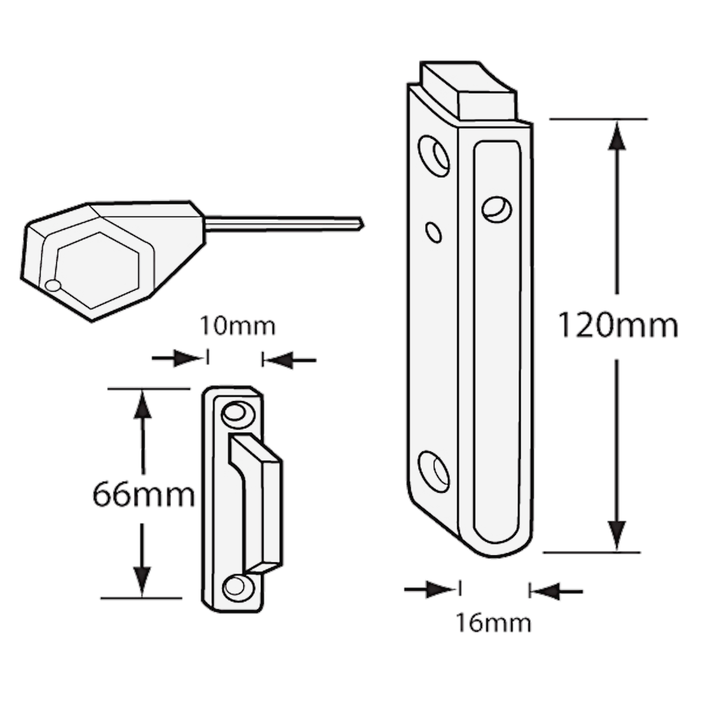 MACO Multivent UPVC Window Restrictor