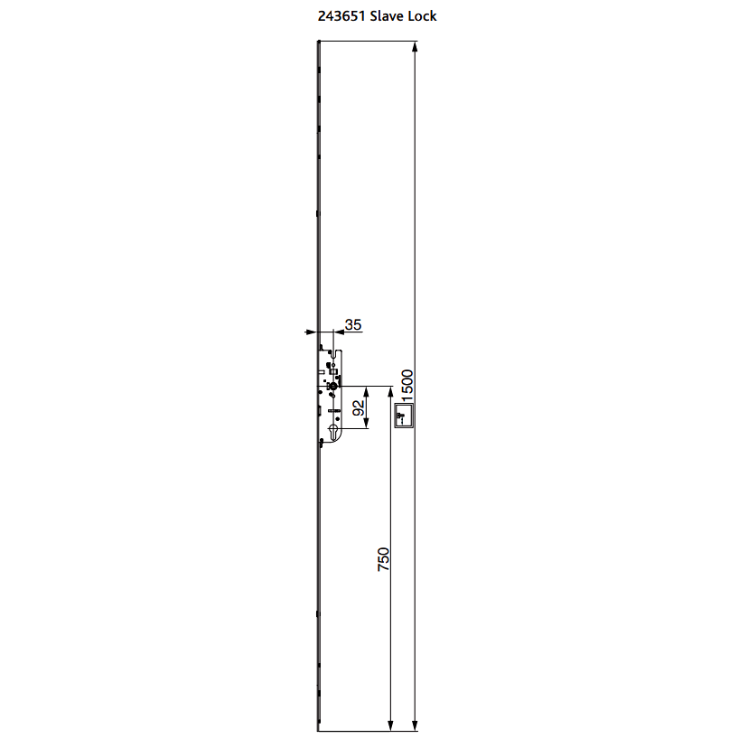 MACO C-TS Slave Lock