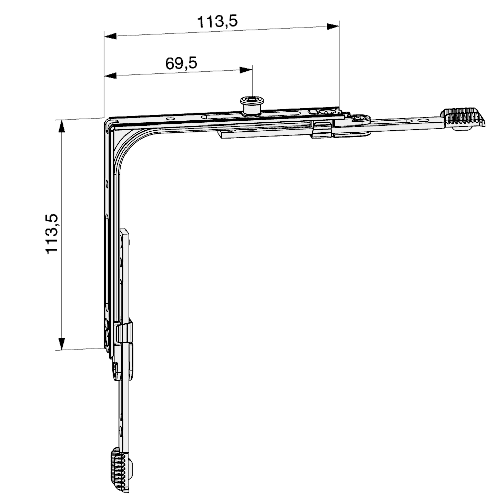 MACO TBT Corner Element Standard I.S For Multi-Matic