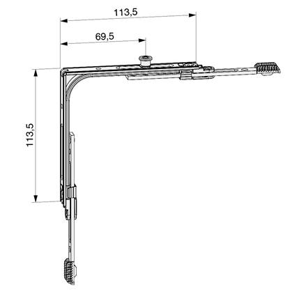 MACO TBT Corner Element Standard I.S For Multi-Matic