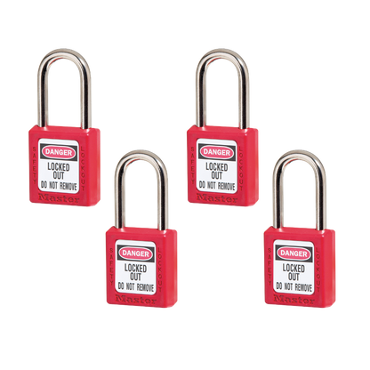 MASTER LOCK 410 Set Of 4 KA 38mm Padlocks