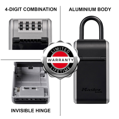 MASTER LOCK 5480EURD Portable Combination Key Box With Removable Shackle