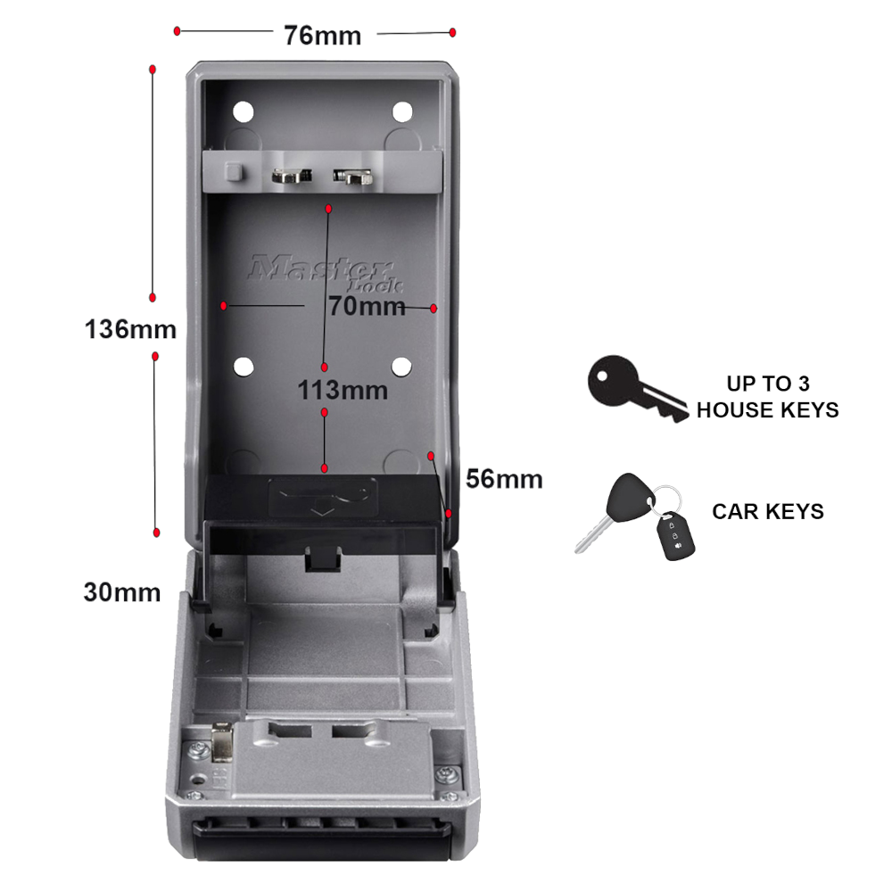 MASTER LOCK 5481EURD Combination Key Box