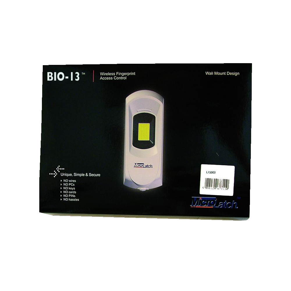 MICROLATCH ML-PAC-13 Wireless Fingerprint Reader Kit