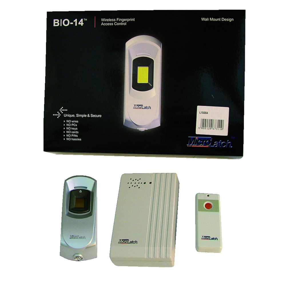 MICROLATCH ML-PAC-14 Wireless Fingerprint Reader Kit