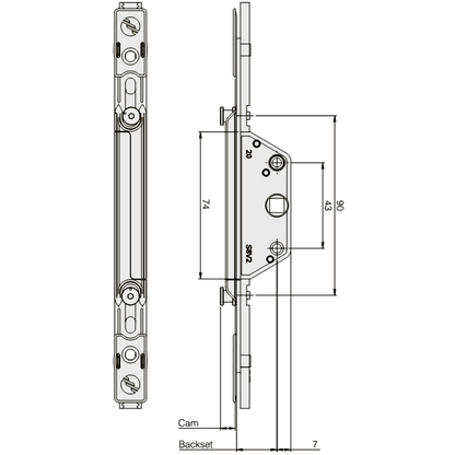 MILA Prolinea Shootbolt Window Gearbox