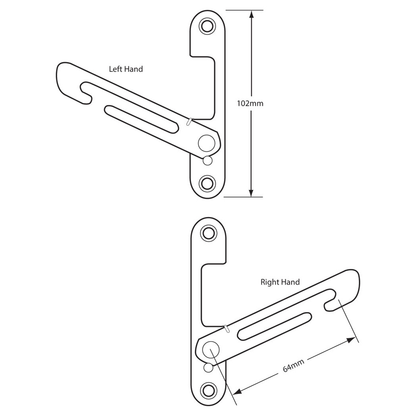 MILA Enhanced UPVC Window Restrictor Catch