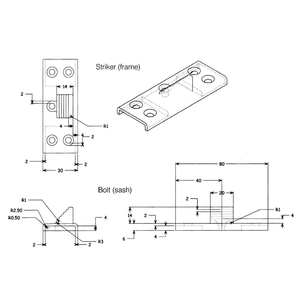 MILA Non Rout Hinge Protector