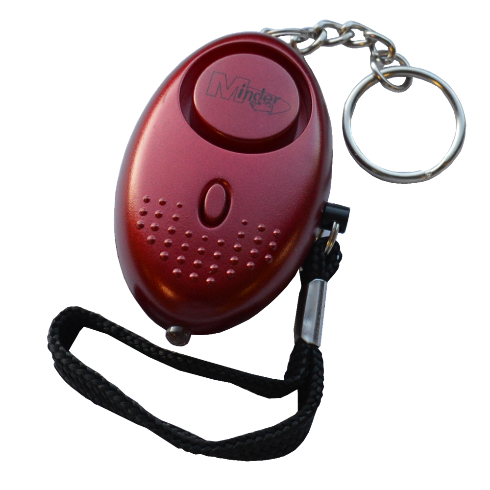 MINDER Mini Keyring Torch Personal Alarm