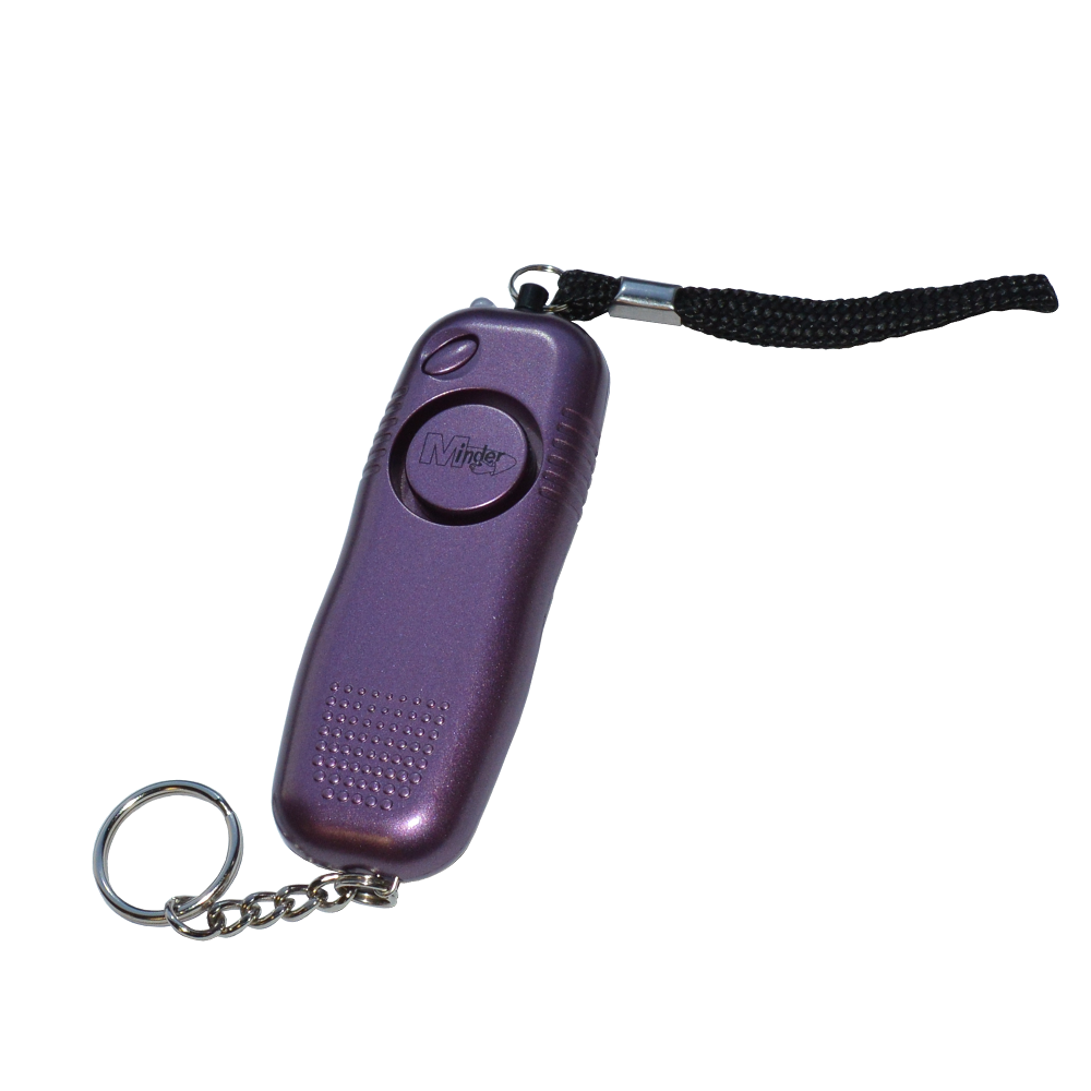 MINDER Mini Pendant Keyring Torch Personal Alarm