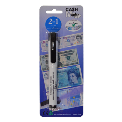 MINDER Cash Minder 2 in 1 UV Light Pen