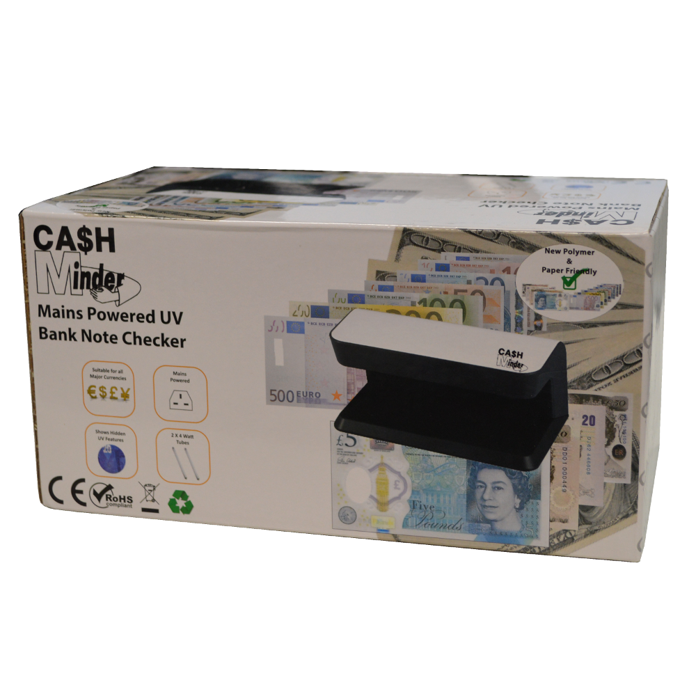 MINDER Cash Minder Mains Powered UV Detector