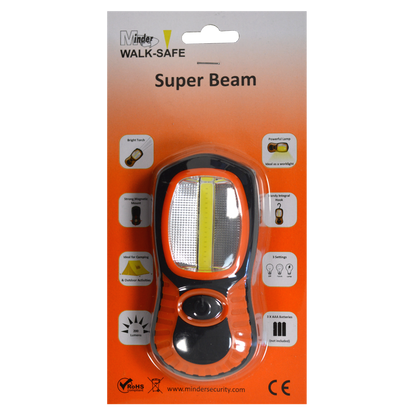 MINDER Walk-Safe Super Beam Torch