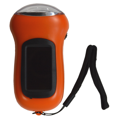 MINDER Walk-Safe Solar Wind Up Torch