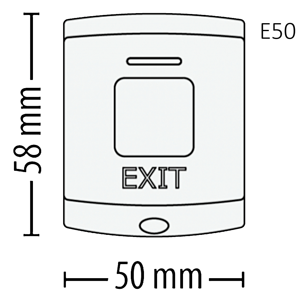 PAXTON Exit Button Plastic