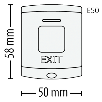 PAXTON Exit Button Plastic