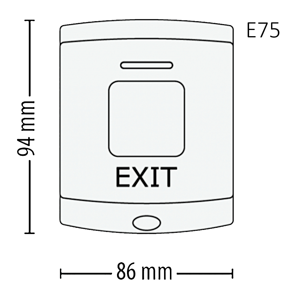 PAXTON Exit Button Plastic